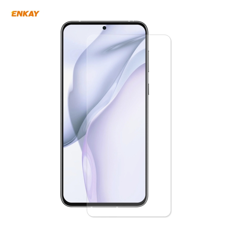 

For Huawei P50 ENKAY Hat-Prince 0.26mm 9H 2.5D Curved Edge Tempered Glass Film