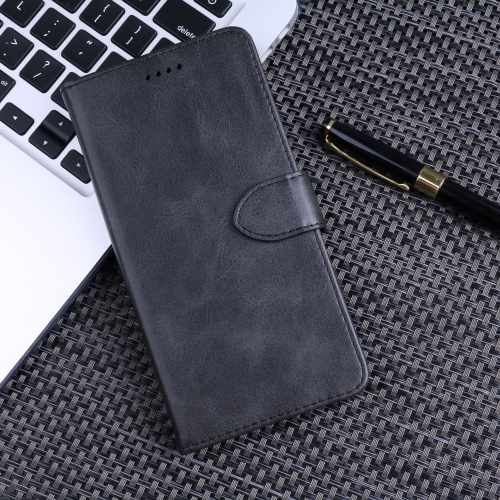 

Calf Texture Horizontal Flip Leather Case for Huawei P Smart 2019, with Holder & Card Slots & Wallet(Black)