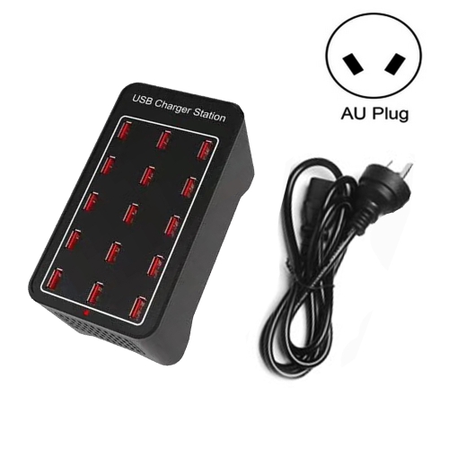 

XLD-A7 100W 15 USB Ports Fast Charger Station Smart Charger, AC 110-240V, Plug Size:AU Plug