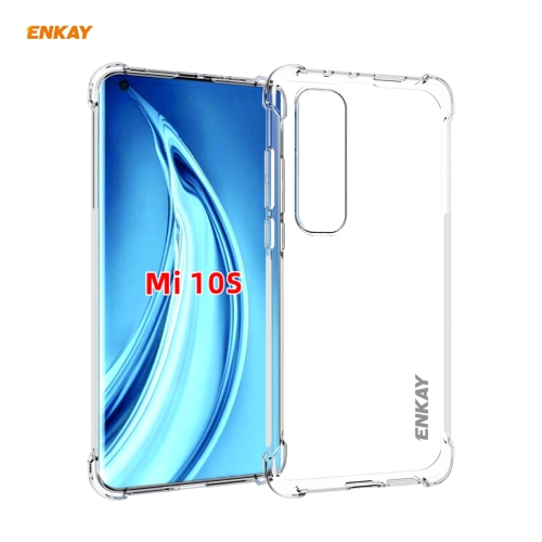 

For Xiaomi Mi 10s Hat-Prince ENKAY Clear TPU Soft Anti-slip Cover Shockproof Case