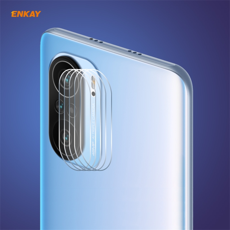 

For Redmi K40 / K40 Pro / K40 Pro+ 10 PCS Hat-Prince ENKAY 0.2mm 9H 2.15D Round Edge Rear Camera Lens Tempered Glass Film Protector