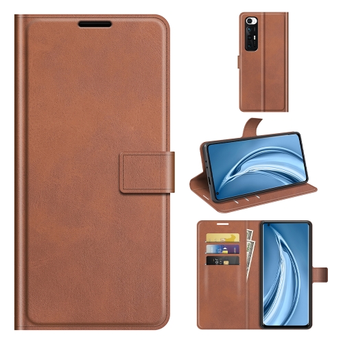 

For Xiaomi Mi 10S Retro Calf Pattern Buckle Horizontal Flip Leather Case with Holder & Card Slots & Wallet(Light Brown)