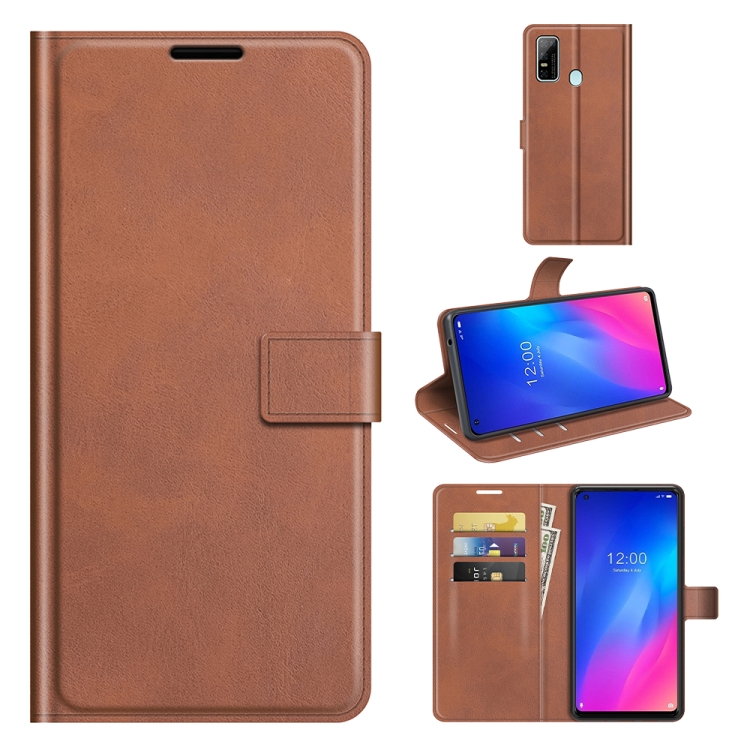 

For Dougee N30 Retro Calf Pattern Buckle Horizontal Flip Leather Case with Holder & Card Slots & Wallet(Light Brown)