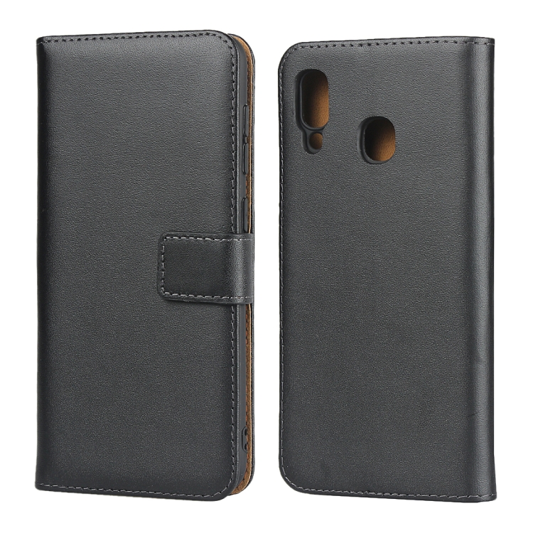 

Horizontal Flip Leather Case for Galaxy A30 / A20, with Magnetic Buckle & Holder & Card Slots & Wallet(Black)