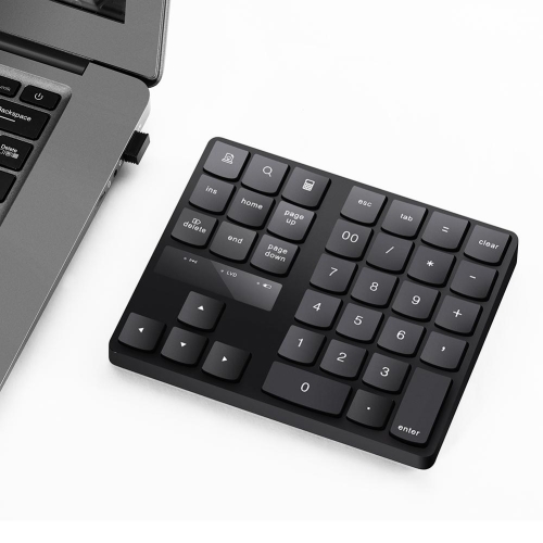 

2.4G USB Wireless Numeric Keypad 35 Keys Charging Digital Keyboard Notebook Laptop Mini Numpad