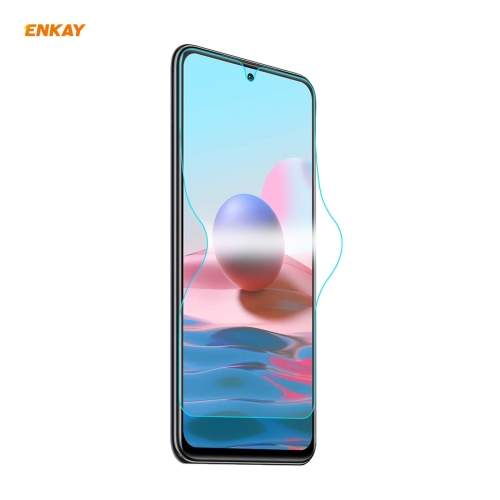 

For Redmi Note 10s / Note 10 4G ENKAY Hat-Prince Full Glue Full Coverage Screen Protector Explosion-proof Hydrogel Film