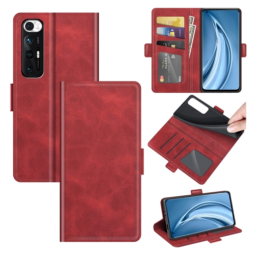 

For Xiaomi Mi 10S Dual-side Magnetic Buckle Horizontal Flip Leather Case with Holder & Card Slots & Wallet(Red)