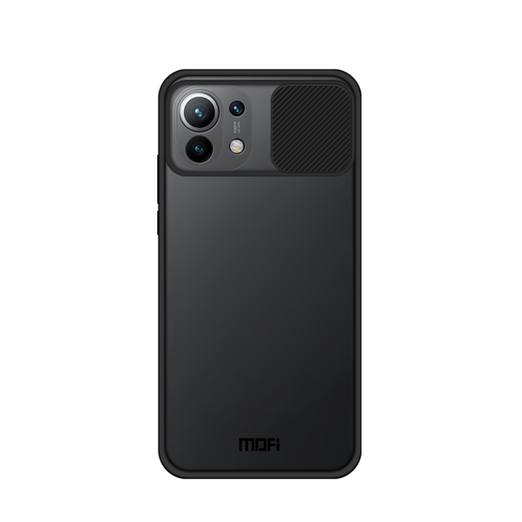 

For Xiaomi Mi 11 MOFI Xing Dun Series Translucent Frosted PC + TPU Privacy Anti-glare Shockproof All-inclusive Protective Case(Black)