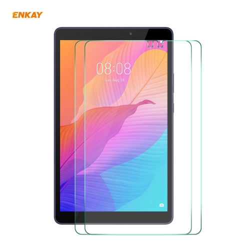 

2 PCS ENKAY Hat-Prince 0.33mm 9H Surface Hardness 2.5D Explosion-proof Tempered Glass Protector Film for Huawei MatePad T8 / Honor Tablet X7