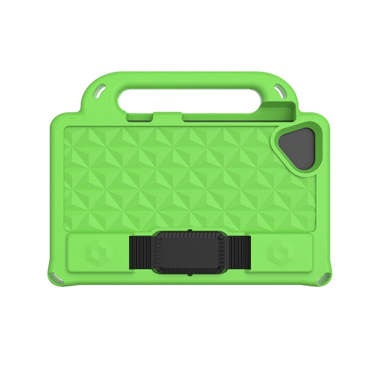 

For Samsung Galaxy Tab A 8.0 T290 / T295 2019 Diamond Series EVA Anti-Fall Shockproof Sleeve Protective Shell Case with Holder & Strap(Green)