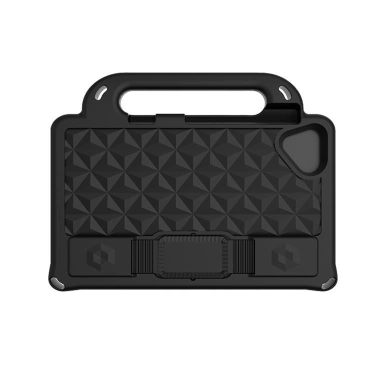 

For Samsung Galaxy Tab A 8.4 T307/T307U 2020 Diamond Series EVA Anti-Fall Shockproof Sleeve Protective Shell Case with Holder & Strap(Black)