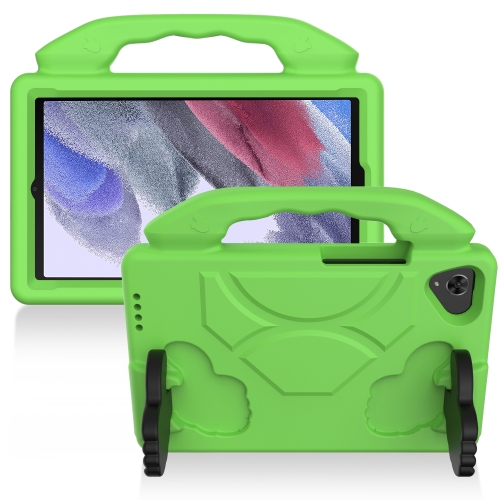 

For Samsung Galaxy Tab A7 Lite T220 / T225 EVA Material Children Flat Anti Falling Cover Protective Shell With Thumb Bracket(Green)