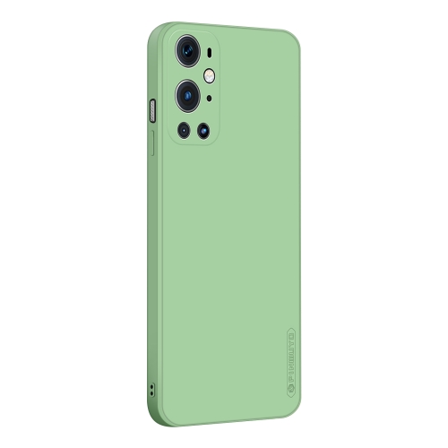 

For OnePlus 9 Pro PINWUYO Touching Series Liquid Silicone TPU Shockproof Case(Green)