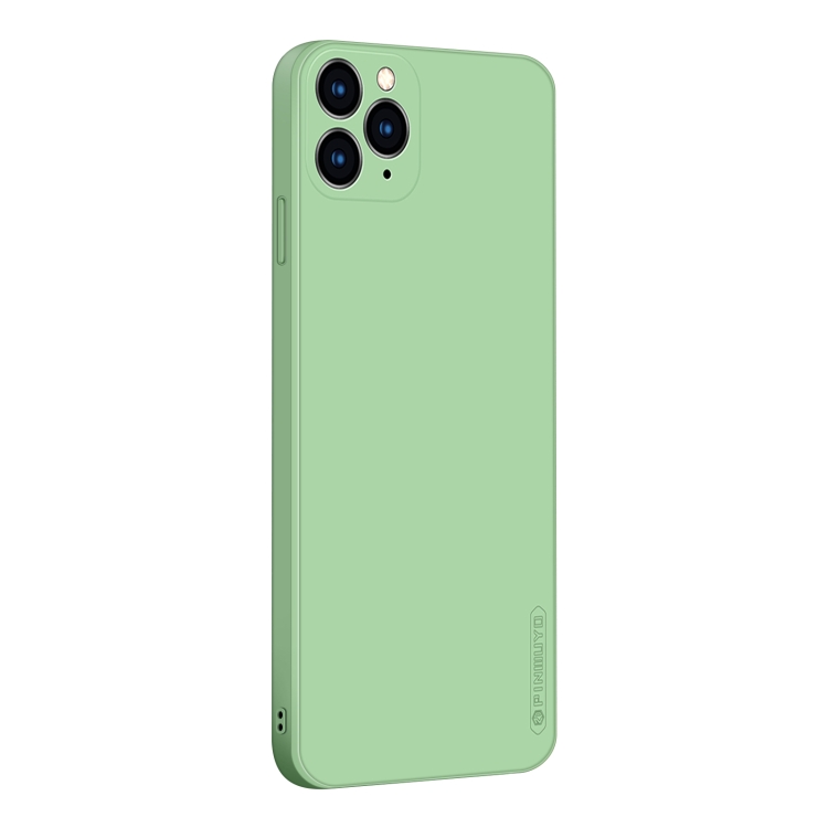 

PINWUYO Sense Series Liquid Silicone TPU Mobile Phone Case For iPhone 11 Pro Max(Green)