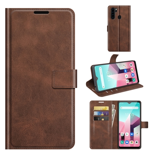 

For Blackview A80 Plus / A80 Pro Retro Calf Pattern Buckle Horizontal Flip Leather Case with Holder & Card Slots & Wallet(Dark Brown)