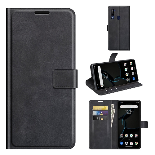 

For ZTE Libero 5G Retro Calf Pattern Buckle Horizontal Flip Leather Case with Holder & Card Slots & Wallet(Black)