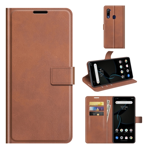 

For ZTE Libero 5G Retro Calf Pattern Buckle Horizontal Flip Leather Case with Holder & Card Slots & Wallet(Light Brown)