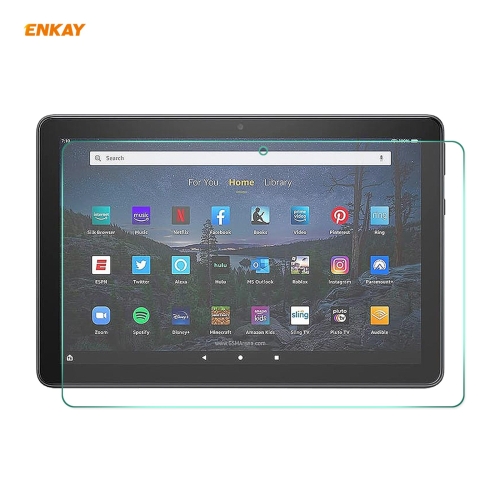 

1 PCS For Amazon Fire HD 10 / HD 10 Plus 2021 ENKAY Hat-Prince 0.33mm 9H Surface Hardness 2.5D Explosion-proof Tempered Glass Protector Film