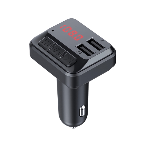 

C6 MP3 Modulator Hands-free Wireless Audio Receiver 3.1A Dual USB Fast Charger FM Transmitter Car Kit