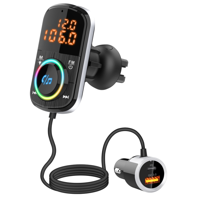 

BC71 Car FM Transmitter Hands-free TF Card MP3 Music Player Electronic Car Accessories