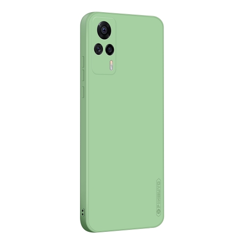 

For vivo S9e PINWUYO Touching Series Liquid Silicone TPU Shockproof Case(Green)