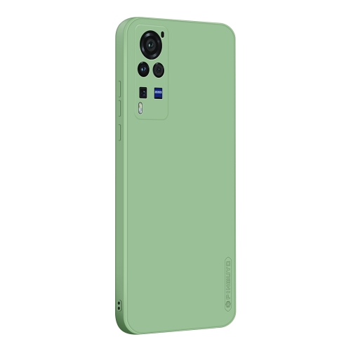 

For vivo X60 Pro PINWUYO Touching Series Liquid Silicone TPU Shockproof Case(Green)