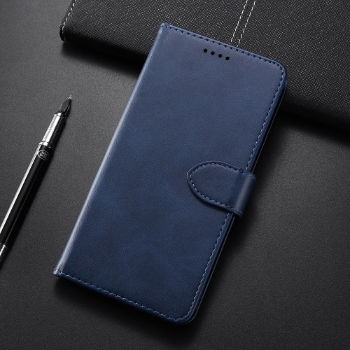 

Calf Texture Horizontal Flip Leather Case for Huawei Honor 8X, with Holder & Card Slots & Wallet(Blue)