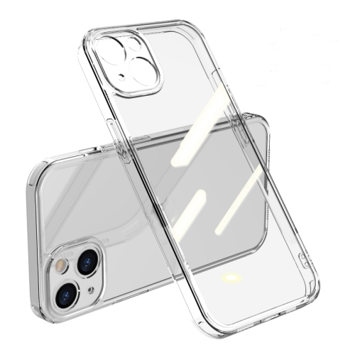 

High Transparent Tempered Glass + TPU Shockproof Case For iPhone 13 Pro(Transparent)