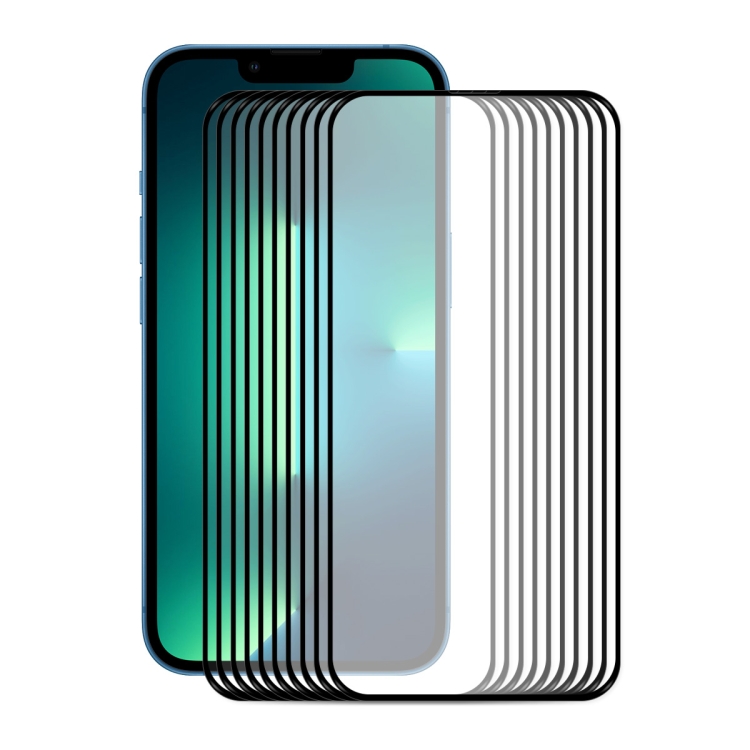 10 PCS ENKAY Hat-Prince Full Glue 0.26mm 9H 2.5D Tempered Glass Screen Protector Full Coverage Film For iPhone 13 / 13 Pro
10 PCS ENKAY Hat-Prince Full Glue 0.26mm 9H 2.5D Tempered Glass Screen Protector Full Coverage Film For iPhone 13 / 13 Pro