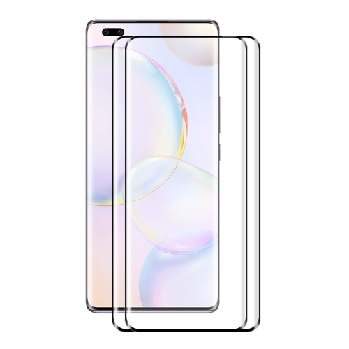 

For Honor 50 Pro 2PCS ENKAY Hat-Prince 3D Curved Explosion-proof Full Coverage Film Heat Bending Tempered Glass Protector