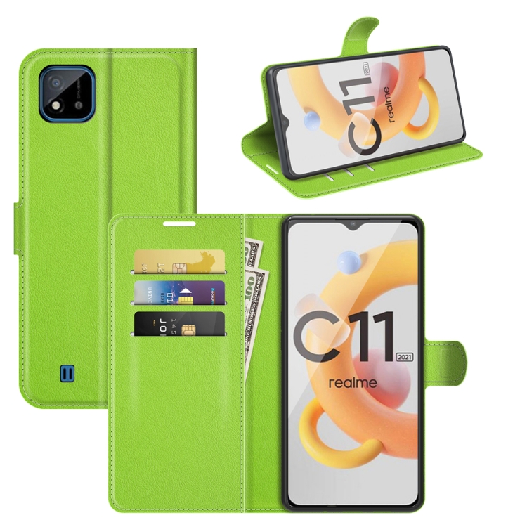 For OPPO Realme C11 2021 Litchi Texture Horizontal Flip Protective Case with Holder & Card Slots & Wallet(Green)
For OPPO Realme C11 2021 Litchi Texture Horizontal Flip Protective Case with Holder & Card Slots & Wallet(Green)