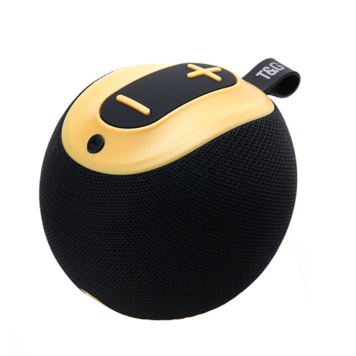

T&G TG623 TWS Portable Wireless Speaker Outdoor Waterproof Subwoofer 3D Stereo Support FM / TF Card(Yellow)