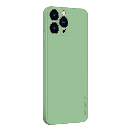 

PINWUYO Touching Series Liquid Silicone TPU Shockproof Case For iPhone 13 Pro Max(Green)