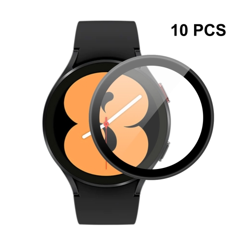 

10 PCS For Samsung Galaxy Watch4 40mm ENKAY Hat-Prince 3D Full Coverage Soft PC Edge + PMMA HD Screen Protector Film