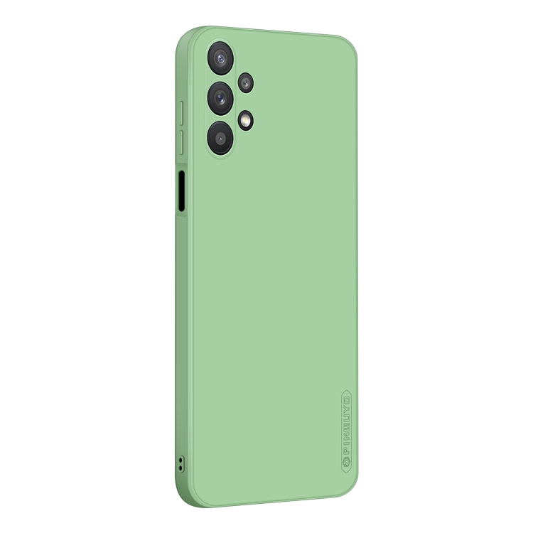 

For Samsung Galaxy A32 5G PINWUYO Touching Series Liquid Silicone TPU Shockproof Case(Green)