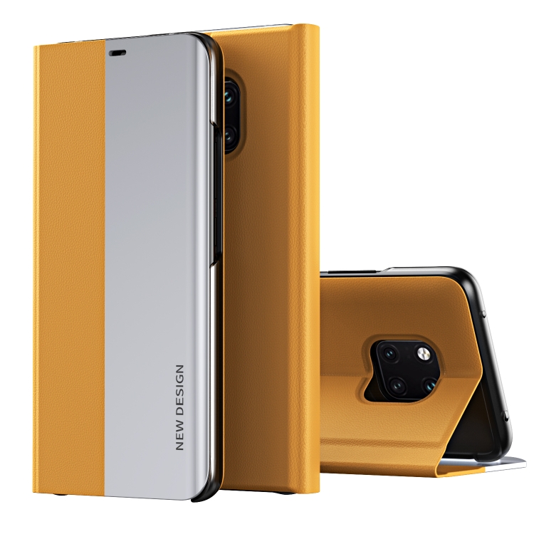 For Huawei Mate 20 Pro Side Electroplated Dormant Ultra-Thin Horizontal Flip Leather Case with Holder(Yellow)
For Huawei Mate 20 Pro Side Electroplated Dormant Ultra-Thin Horizontal Flip Leather Case with Holder(Yellow)