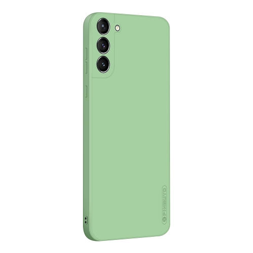 For Samsung Galaxy S21 5G PINWUYO Touching Series Liquid Silicone TPU Shockproof Case(Green)
