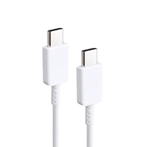 

XJ-69 1m 3A USB-C / Type-C to Type-C TPU Charging Sync Data Cable for Mobile Phone(White)