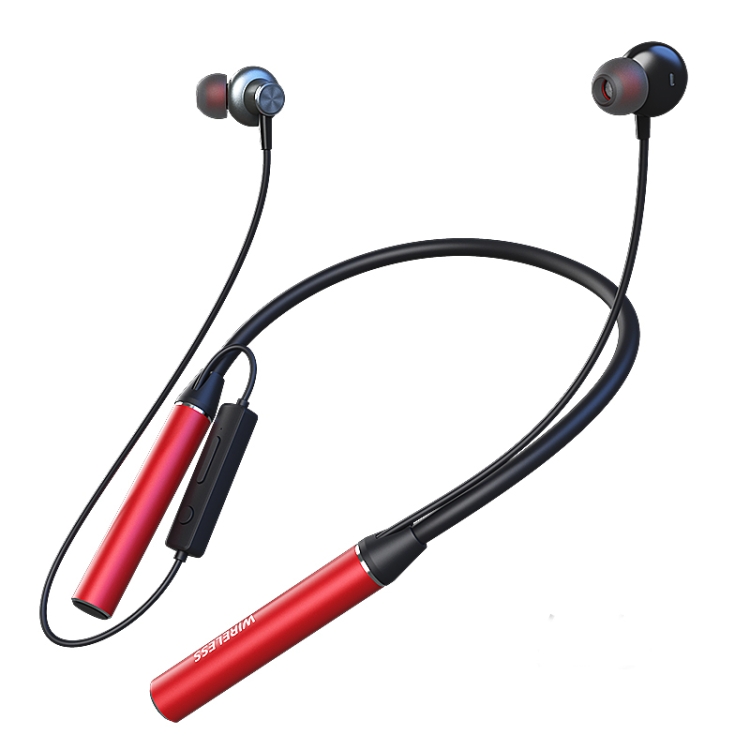 

GYM530 Magnetic Neck-mounted Noise Cancelling Sports Earphones In-ear Stereo Support Handsfree / TF Card(Red)