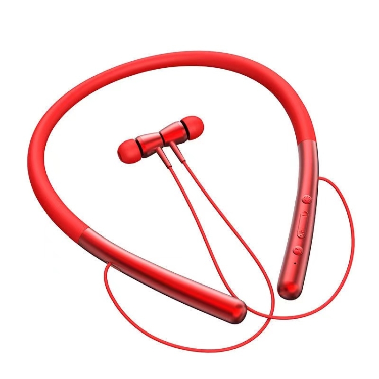 

Wi-700 Neck-Mounted Wireless Bluetooth 5.0 Sports Earphone Wire Control Function(Red)