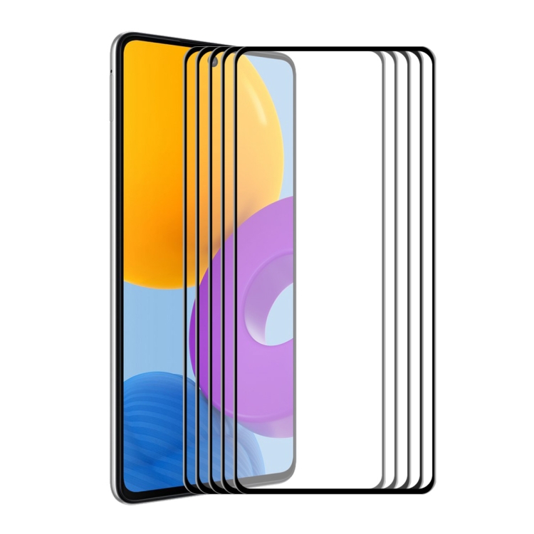 For Samsung Galaxy M52 5G 5 PCS ENKAY Hat-Prince Full Glue Tempered Glass 6D Full Coverage Anti-scratch Protector
For Samsung Galaxy M52 5G 5 PCS ENKAY Hat-Prince Full Glue Tempered Glass 6D Full Coverage Anti-scratch Protector
