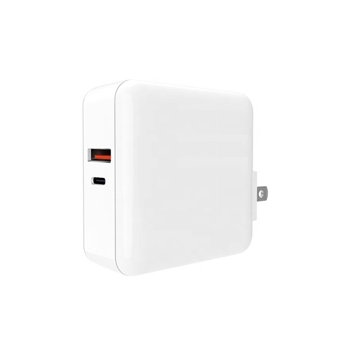 

A6 65W QC 3.0 USB + PD Type-C Dual Fast Charging Laptop Adapter for MacBook Series, US Plug