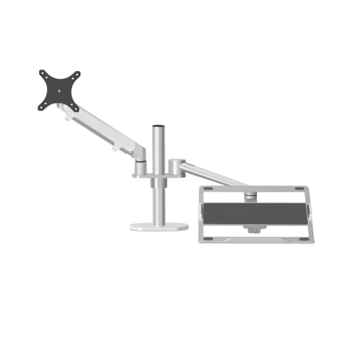 

OL-3S Aluminum Height Adjustable Desktop Computer Stand for 17-32 inch and 12-17 inch Monitor(Silver)