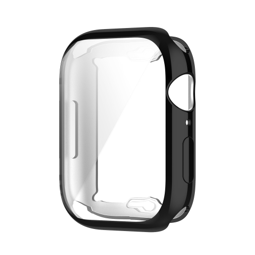 

Shockproof TPU Full Protective Shell with Protective Film For Apple Watch Series 7 41mm(Black)