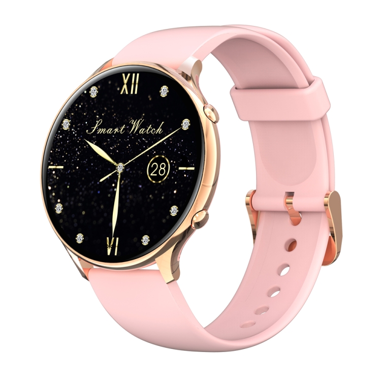 

QS06 1.28 inch Color Screen Smart Watch, IP67 Waterproof,Support Body Temperature Monitoring/Heart Rate Monitoring/Blood Pressure Monitoring/Blood Oxygen Monitoring/Sleep Monitoring/Predict Menstrual Cycle Intelligently(Pink)