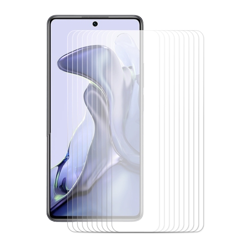 

10 PCS For Xiaomi Mi 11T / 11T Pro ENKAY Hat-Prince 0.26mm 9H 2.5D Curved Edge Tempered Glass Screen Protector