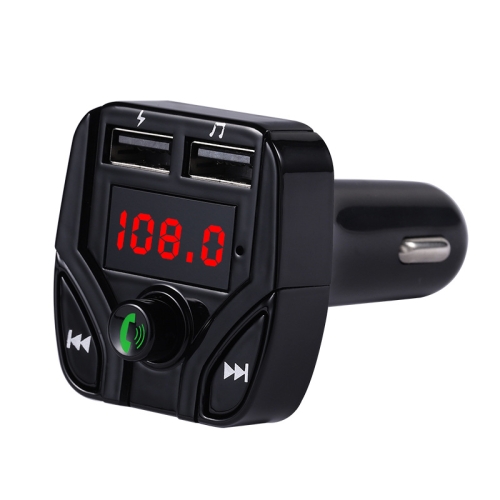 

C4 Bluetooth MP3 Hands-free Car Device LCD FM Transmitter Dual USB Charger