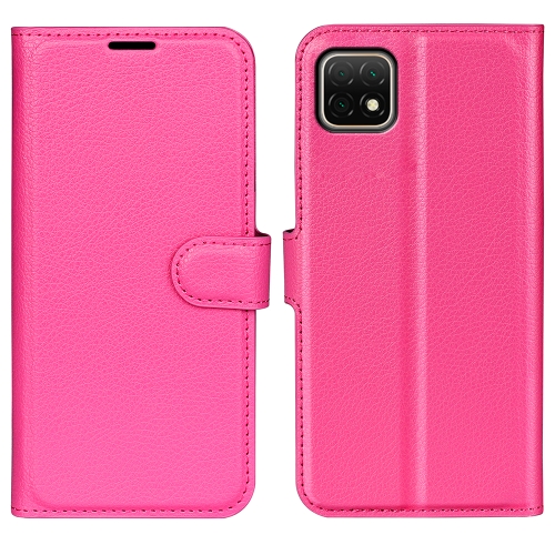 

For Huawei nova Y60 Litchi Texture Horizontal Flip Protective Case with Holder & Card Slots & Wallet(Rose Red)