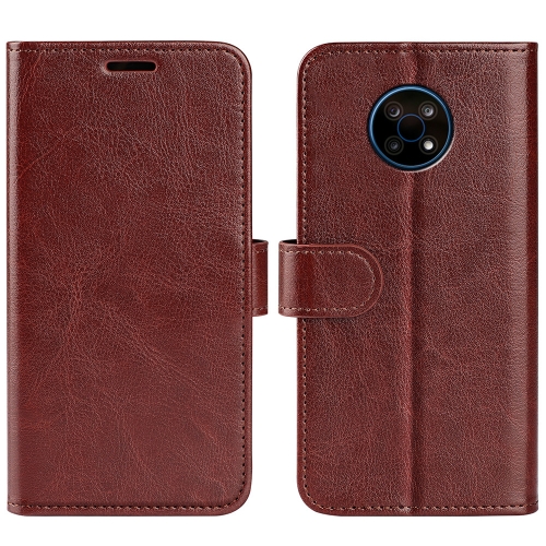 

For Nokia G50 R64 Texture Single Horizontal Flip Phone Protective Case with Holder & Card Slots & Wallet& Photo Frame(Brown)