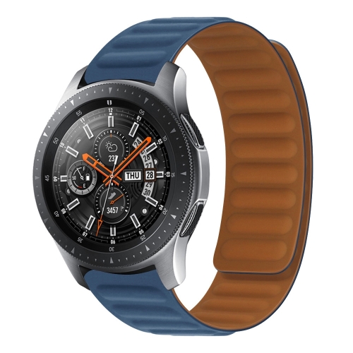 

For Samsung Galaxy Gear S3 Silicone Magnetic Strap(Dark Blue)